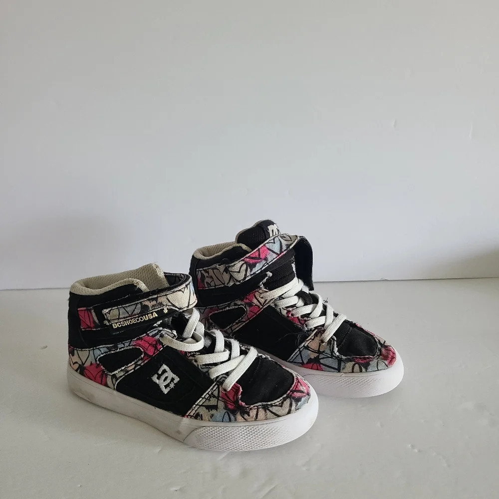 DC pure high top ev print sneakers size 13